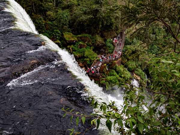 Cataratas de Iguaçu - Vista dal paseo superior