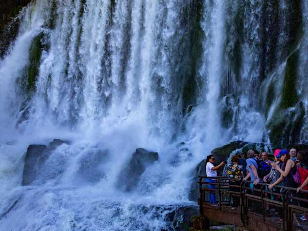 Cataratas de Iguaçu - Vista dal paseo inferior