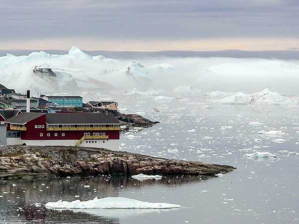 Propaggine del ghiacciaio Sermeq Kujalleq, da cui si staccano gli enormi iceberg della baia di Disko