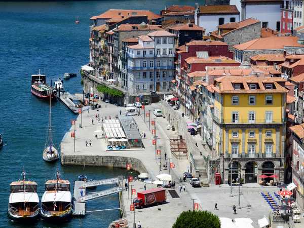 Porto - Molo sulla riva del Douro