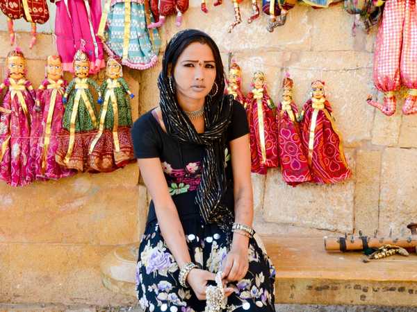 Jaisalmer - Venditrice di souvenir