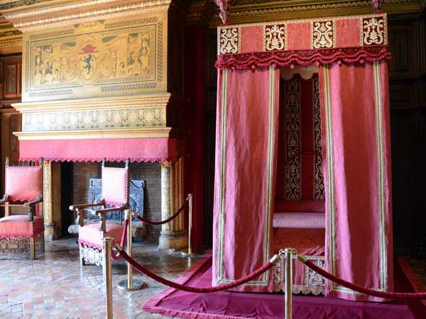Castello di Chenonceau - una delle stupende sale di Diana di Poitiers e Caterina de' Medici