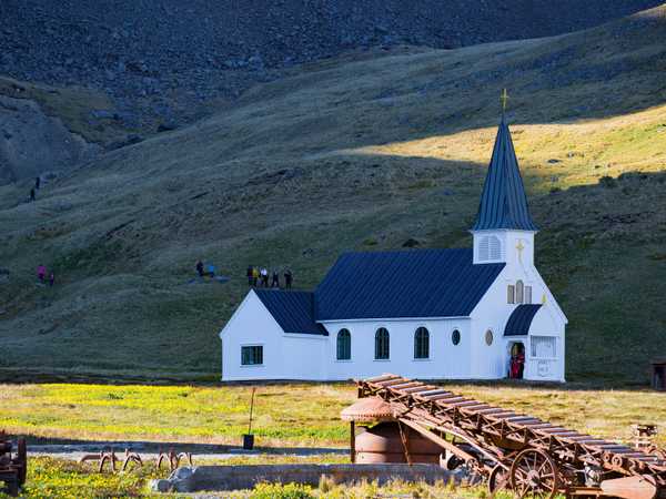 Grytviken - la chiesetta detta 'la cattedrale dei balenieri'