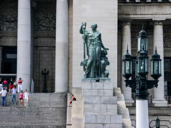 La Habana - Scalinata di ingresso del Capitolio Nacional