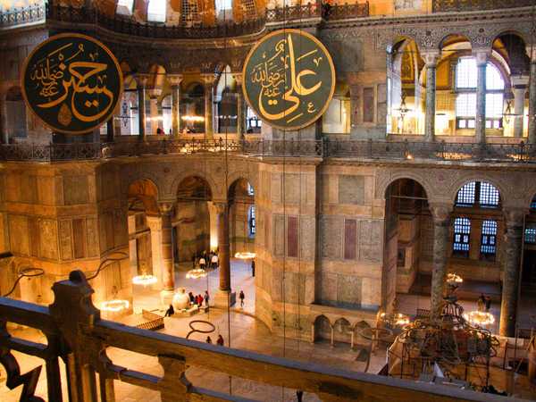 Interno di Aghia Sofia