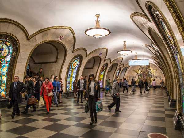 Metropolitana di Mosca: stazione Novoslobodskaya