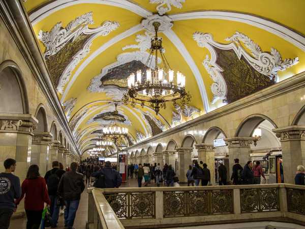 Metropolitana di Mosca: stazione Komsomolskaya