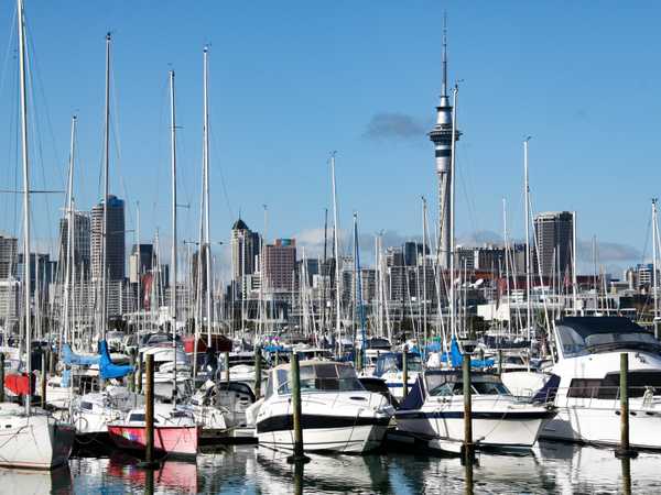Auckland – Westhaven Marina e la Sky Tower