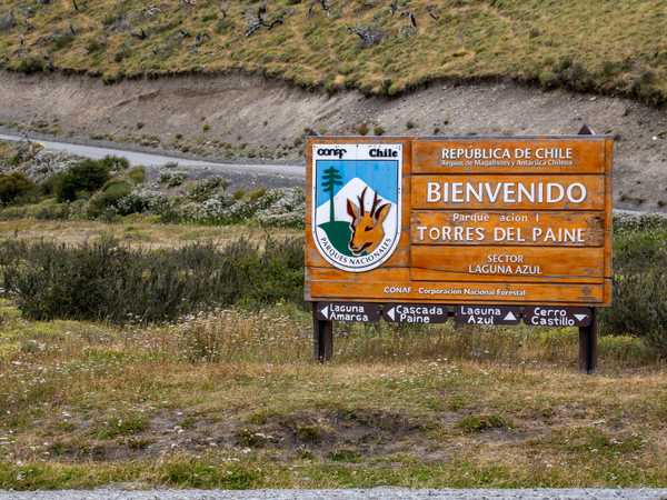 Ingresso del Parque Nacional Torres del Paine