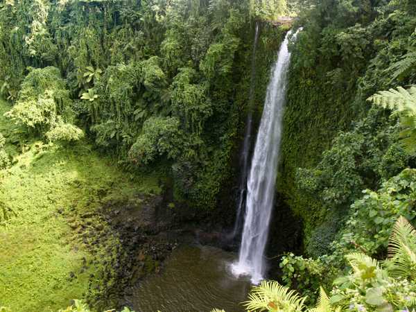 Fuipisia Falls, una delle belle cascate dell'interno di Upolu