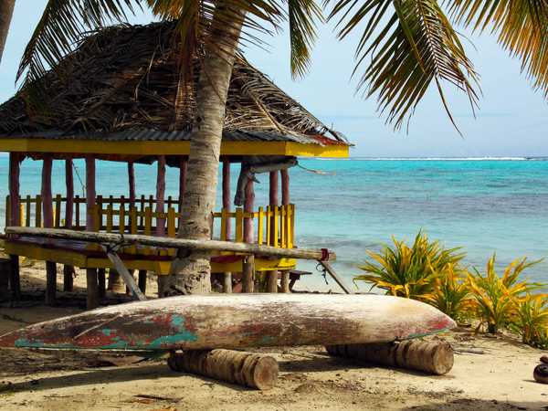 'Fale' per turisti a Lalomanu beach