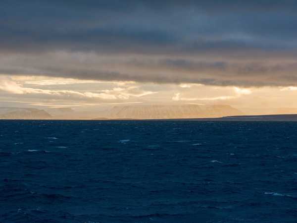 Luce del tramonto imboccando il Freemansundnet