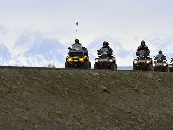 Escursione col quad nella valle di Adventdalen
