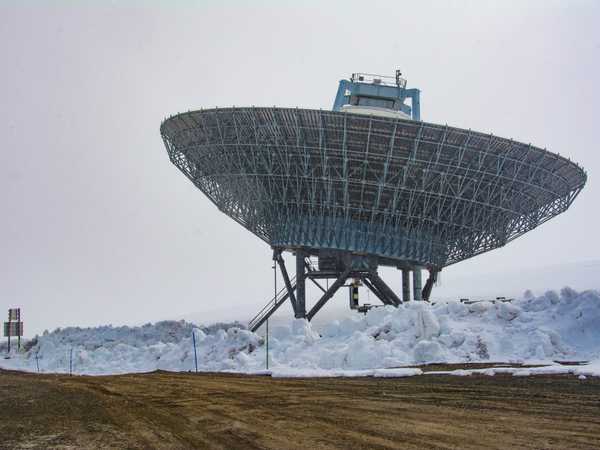 Longyearbyen - Radar satellitare per le comunicazioni nelle Svalbard